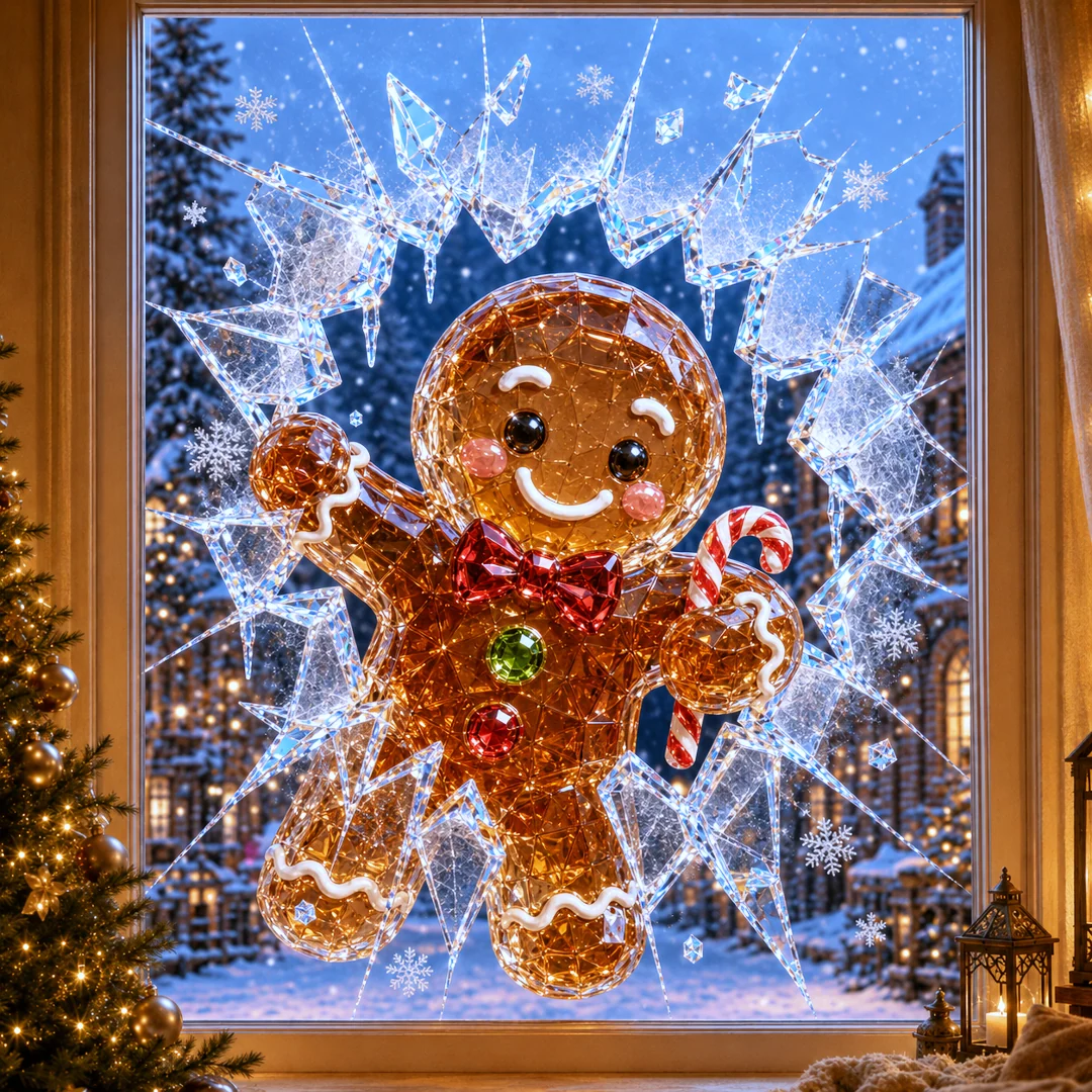 2026 Christmas Window Decals