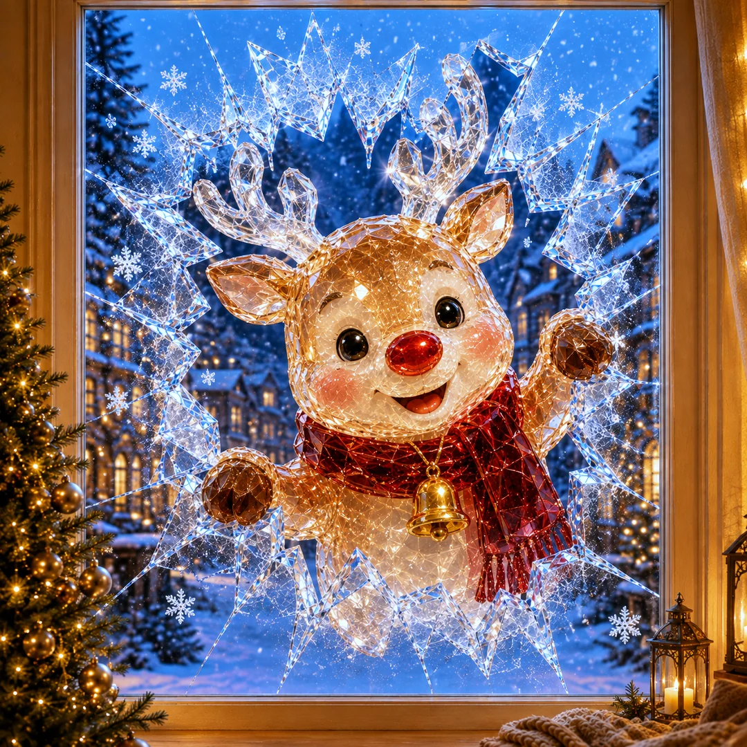 2026 Christmas Window Decals