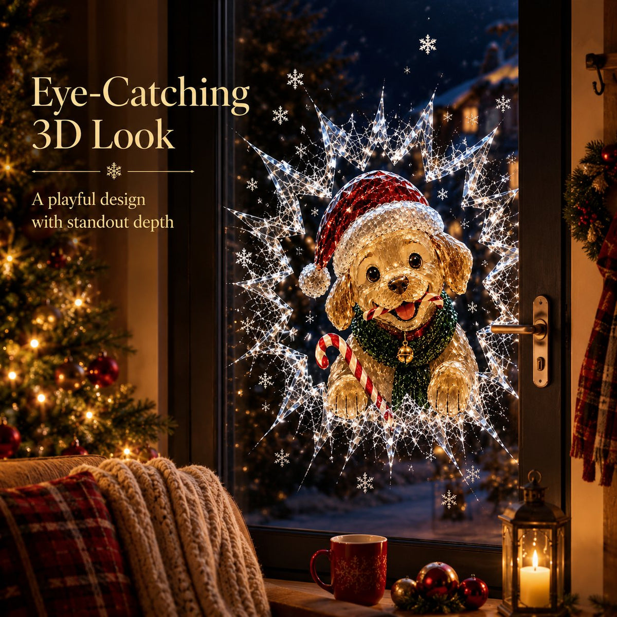 2026 Christmas Window Decals