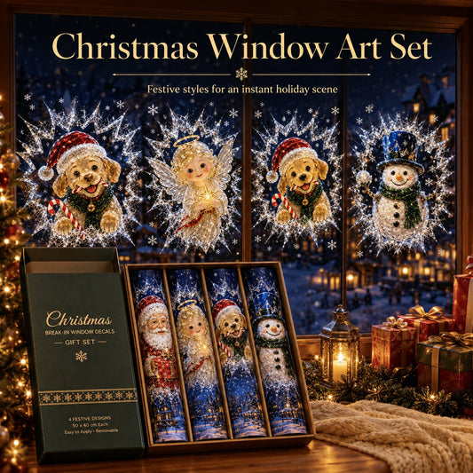 2026 Christmas Window Decals
